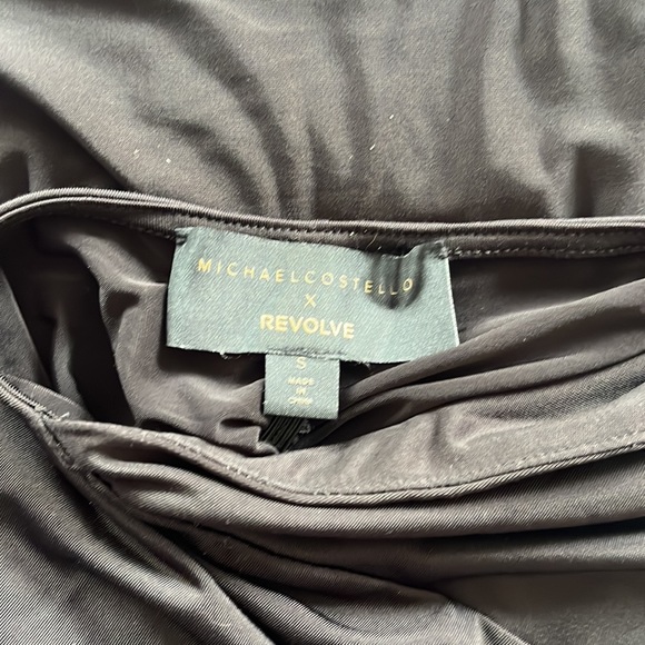 Michael Costello X Revolve Black Halter Maxi Dress, Size S - Picture 7 of 7